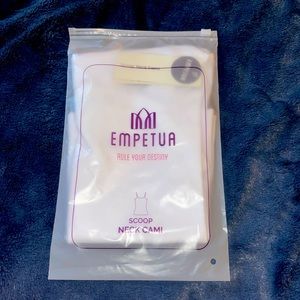 Brand new w tags, never worn. Empetua scoop neck cami- white.